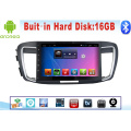 Android System Car DVD Player para Honda Accord 10,1 polegadas com navegação GPS